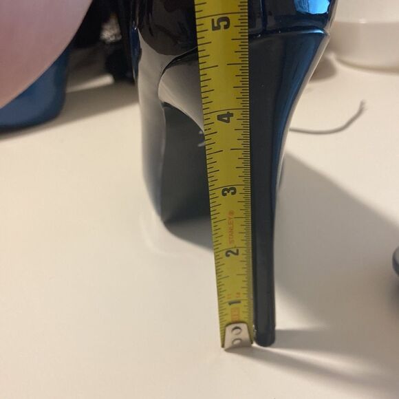 Guess Ombre black-blue Heels Open Toe Size 7M - Picture 9 of 10